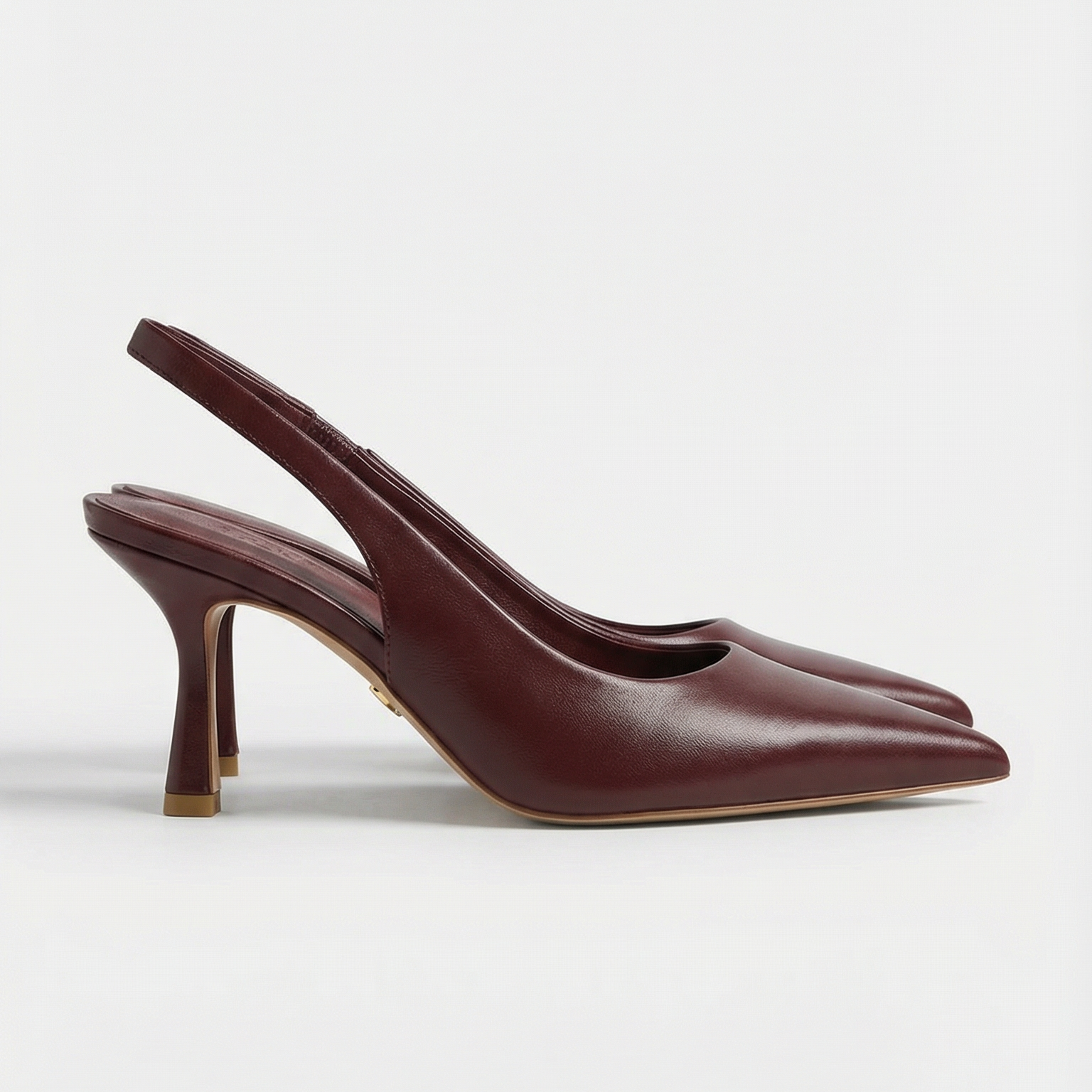 Absatzschuhe Damen Spitze Form mit Fersenriemen