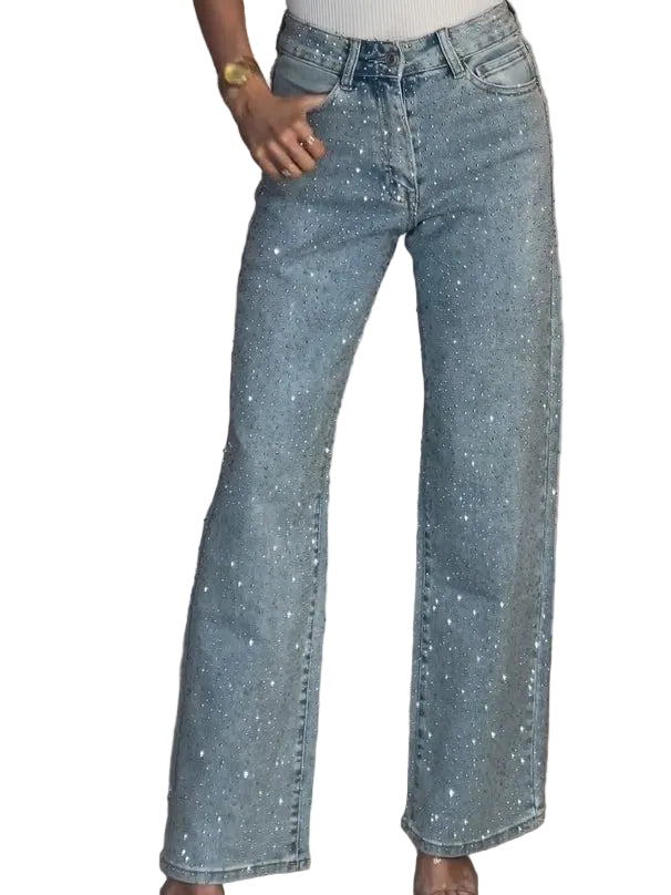 Damen Jeans Gerade Normalpassform