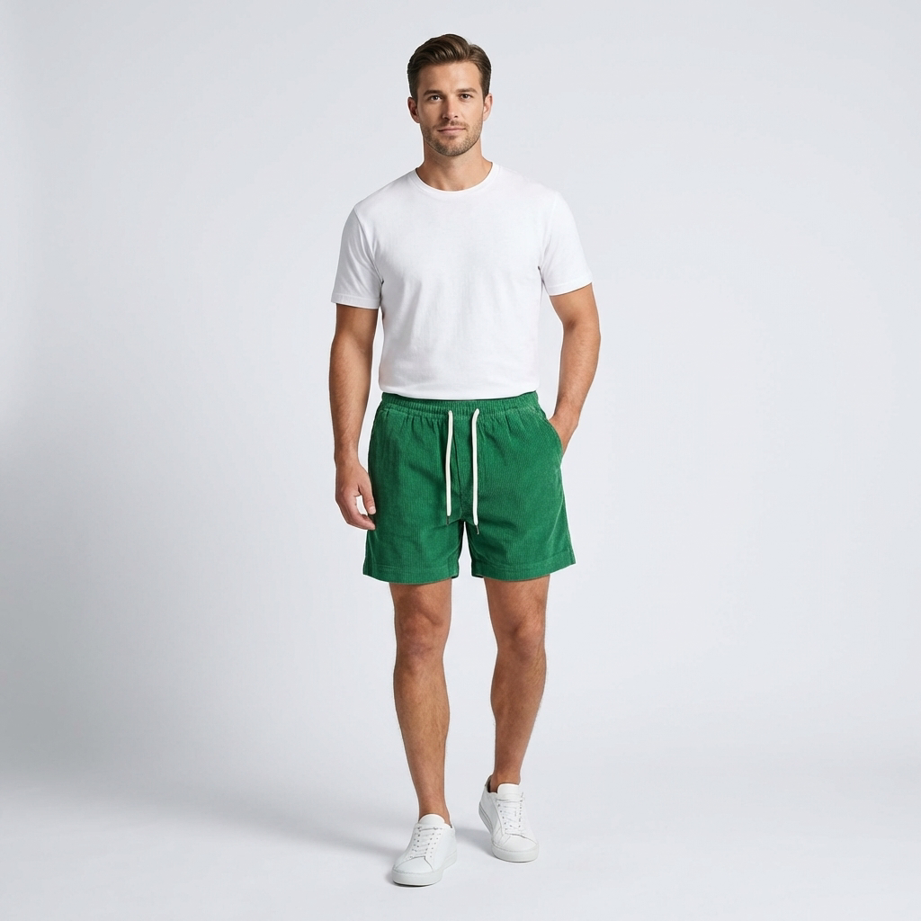 Leinen Shorts Herren – Lockerer Schnitt & Gummibund