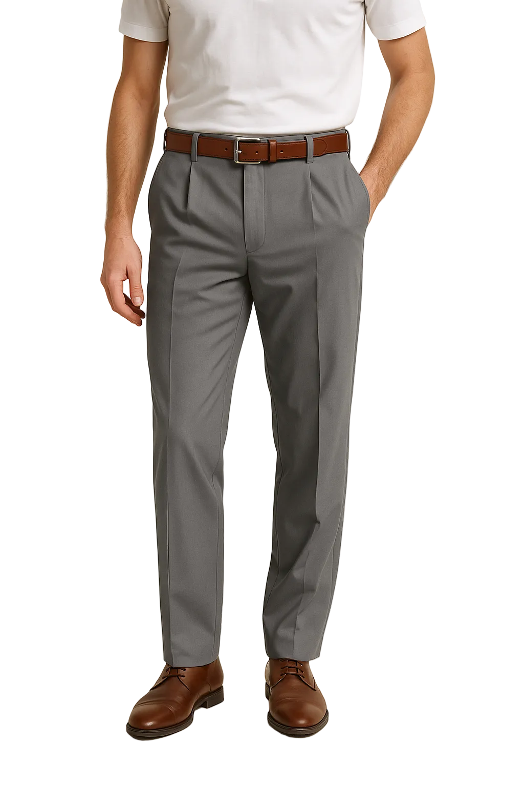 Hose Herren Schmale Passform Schmal Zulaufendes Bein