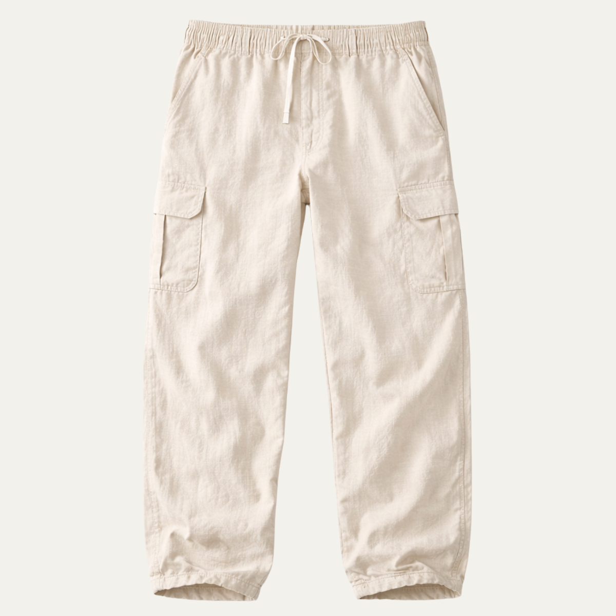 Leinen Cargohose Herren – Weiter Schnitt & Mehrtaschen