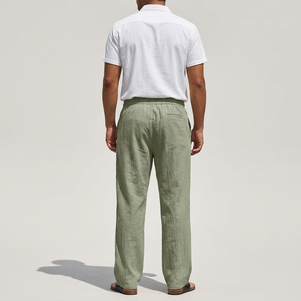 Leinenhose Herren – Schmal zulaufend & moderne Beinform