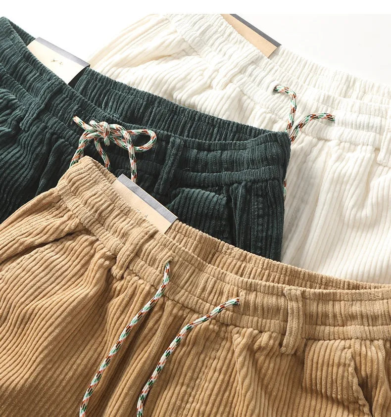Leinenshorts Herren – Lockerer Schnitt, Länge über dem Knie